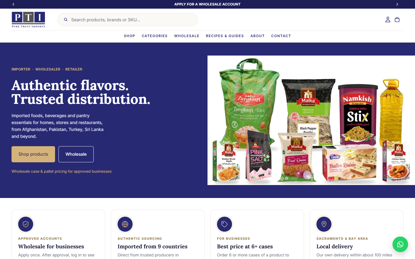 Pure Trust Imports — section 1