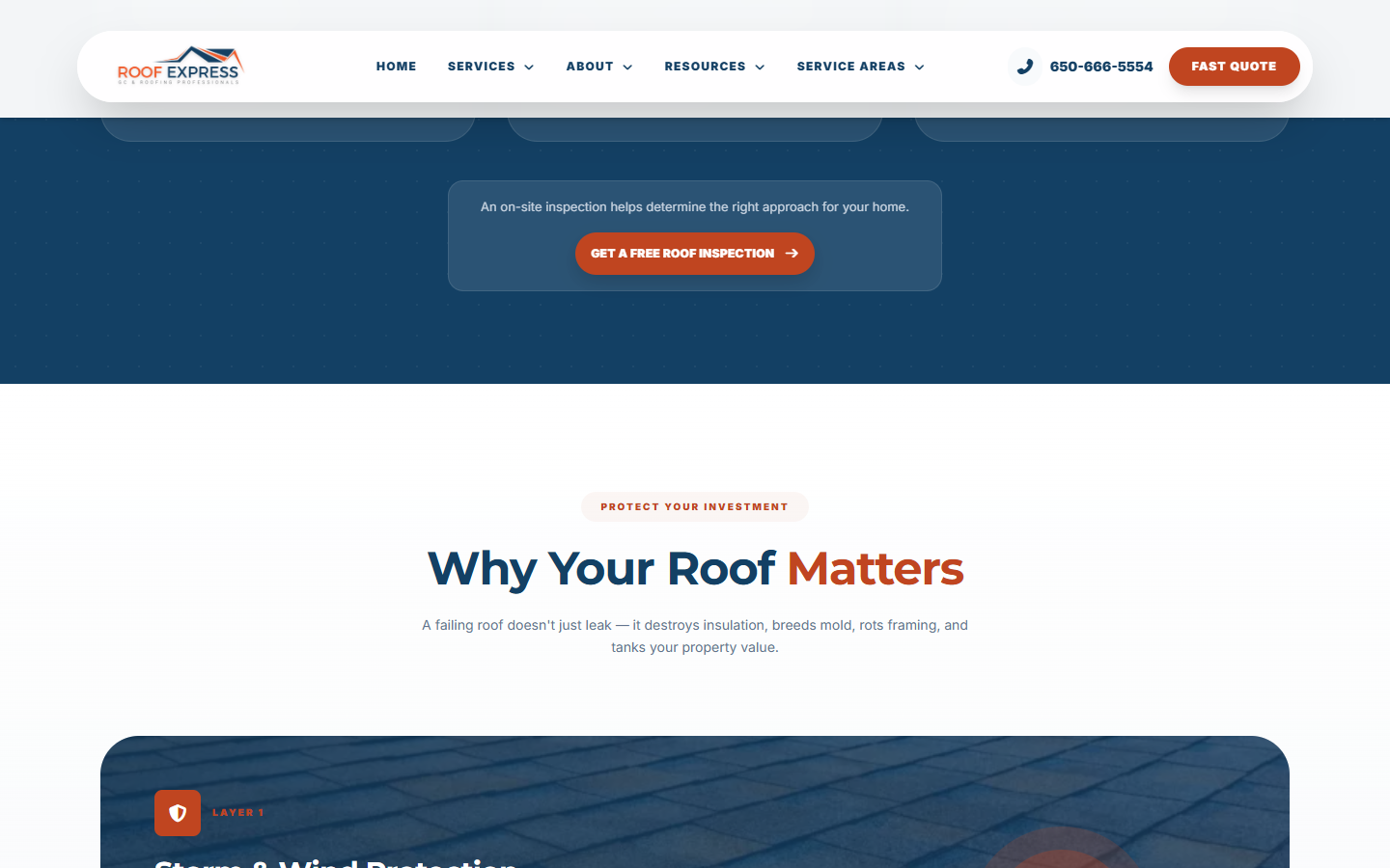 Roof Express — section 6